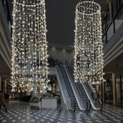 Colgante De Cadenas De Luces LED 24V Para Interiores, 720 LED, 300 X 100 Cm