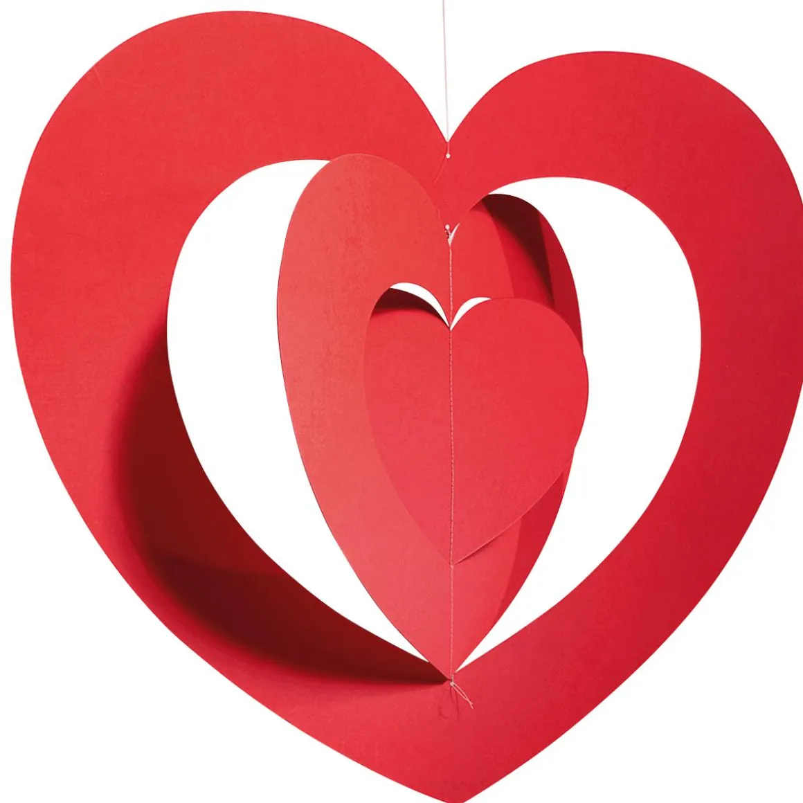Colgante De Corazones XXL Ø 85 Cm, Poco Inflamable