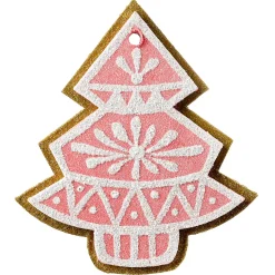 Colgante De Navidad Abeto De Jengibre 13 Cm 4 Piezas
