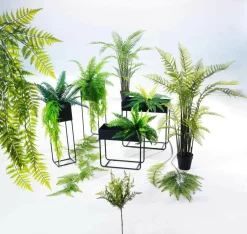 Colgante De Plantas Artificiales Helecho Hembra, 119 Cm