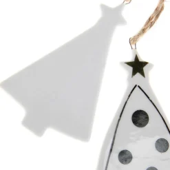 Colgante Decorativo Abeto 8,5 Cm 3 Piezas
