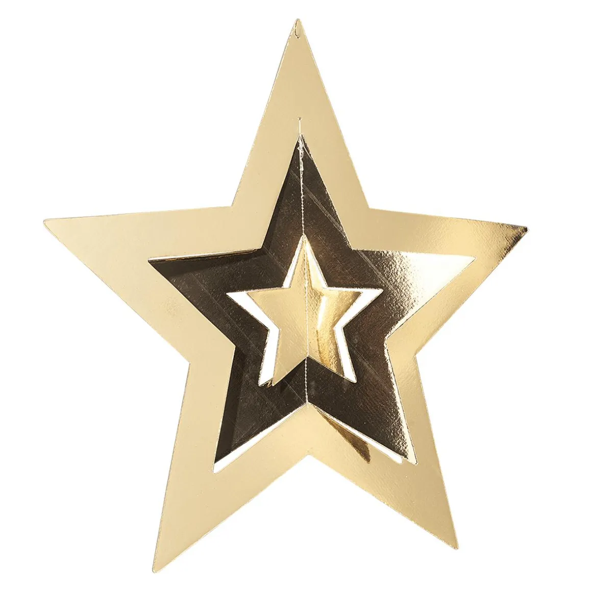 Colgante Estrella Decorativa Dorado, Ø 68 Cm