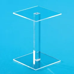 Columna Cuadrada De Acrílico Altura 15 Cm