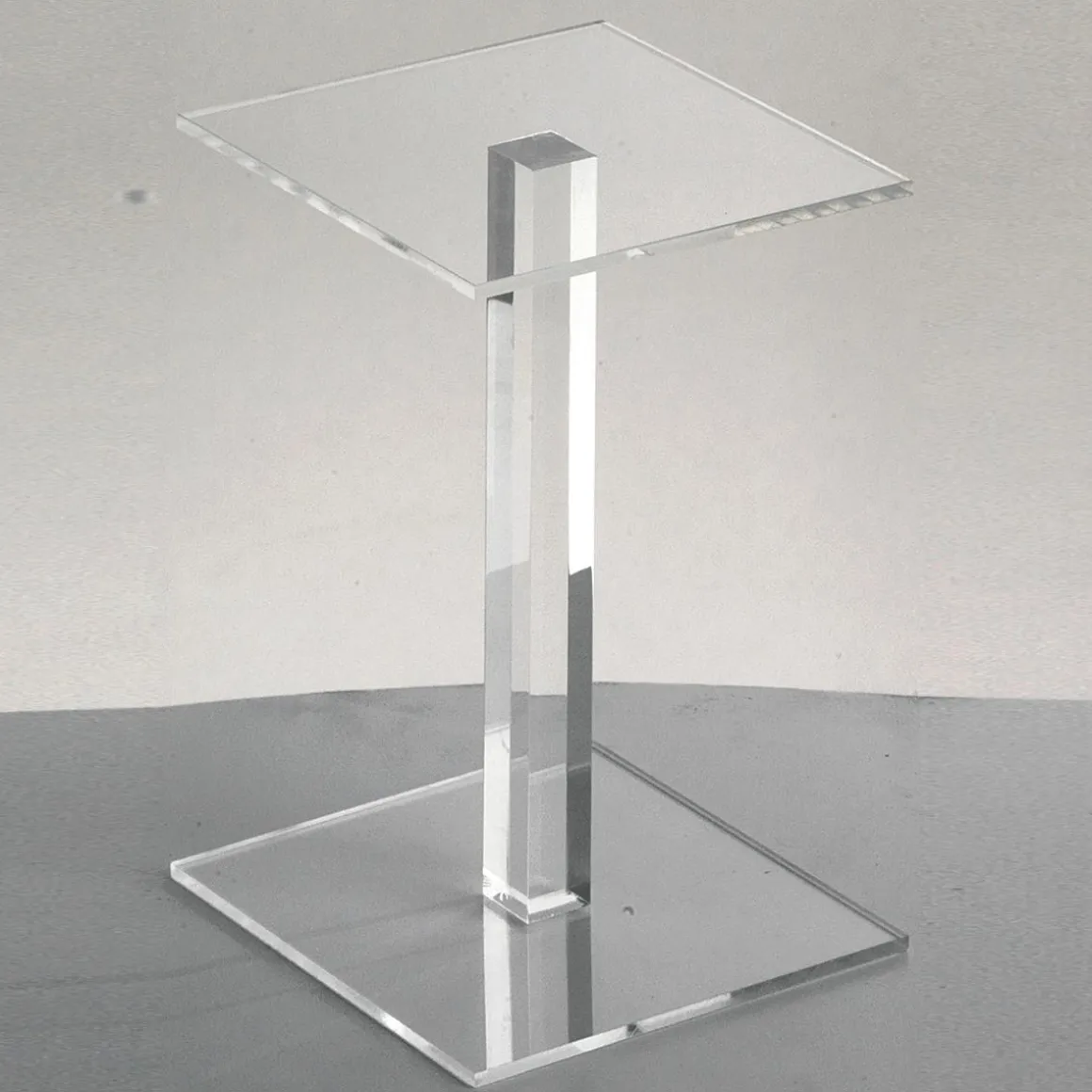 Columna Cuadrada De Acrílico Altura 15 Cm