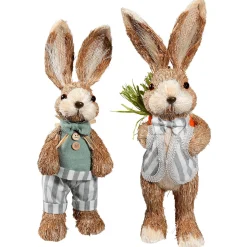 Conejitos De Pascua 2 Piezas 30 & 35 Cm