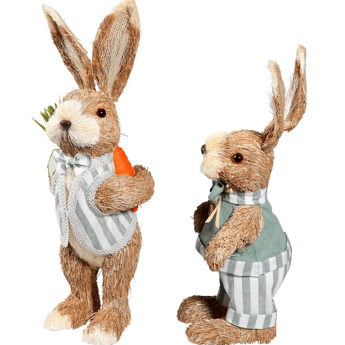 Conejitos De Pascua 2 Piezas 30 & 35 Cm