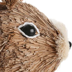 Conejo De Pascua Decorativo, Marrón, 40 Cm De Altura
