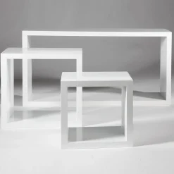 Conjunto De Estantes Blanco 5 Piezas