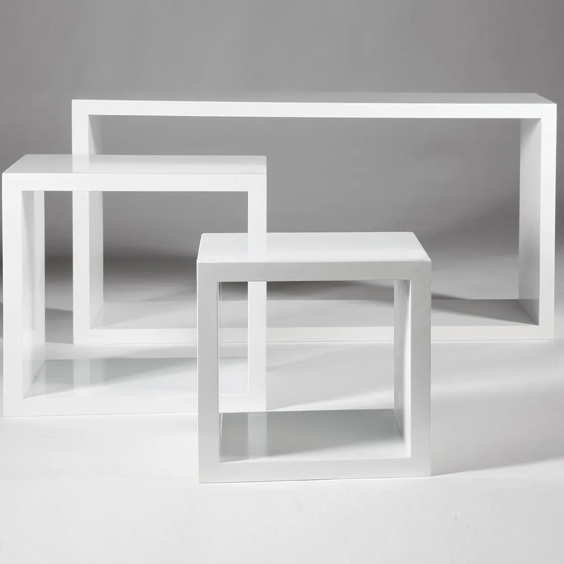 Conjunto De Estantes Blanco 5 Piezas