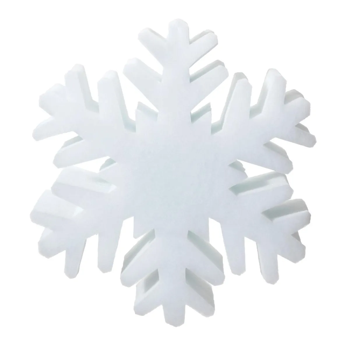 Copo De Nieve "cristal De Hielo" 3D 40 Cm Ø Blanco