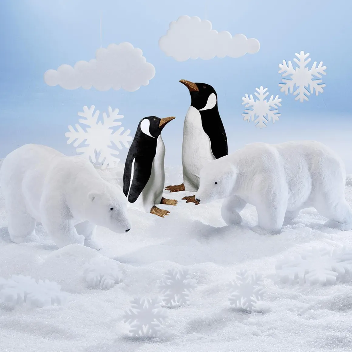 Copos De Nieve De Algodón 3D 17 Cm Ø, Ignífugos