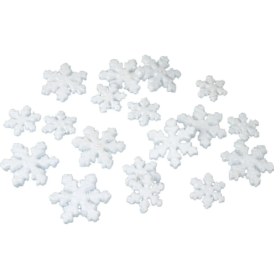 Copos De Nieve Decorativos, 30 Piezas