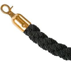 Cordón Para Postes Barrera, Longitud 150 Cm, Latón/negro