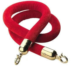 Cordón Para Postes De Barrera, 150 Cm De Longitud, Latón/rojo