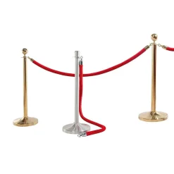 Cordón Para Postes De Barrera, 150 Cm De Longitud, Latón/rojo