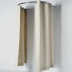 Cortina De Cubículo Semicircular, 200 Cm De Largo, Beige