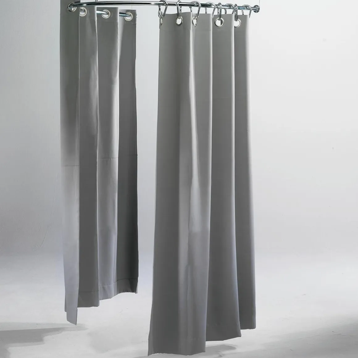 Cortina De Cubículo Semicircular, 200 Cm De Largo, Gris