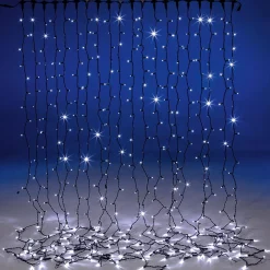 Cortina De Luces LED Para Exteriores, 1500 LED, 900 X 200 Cm
