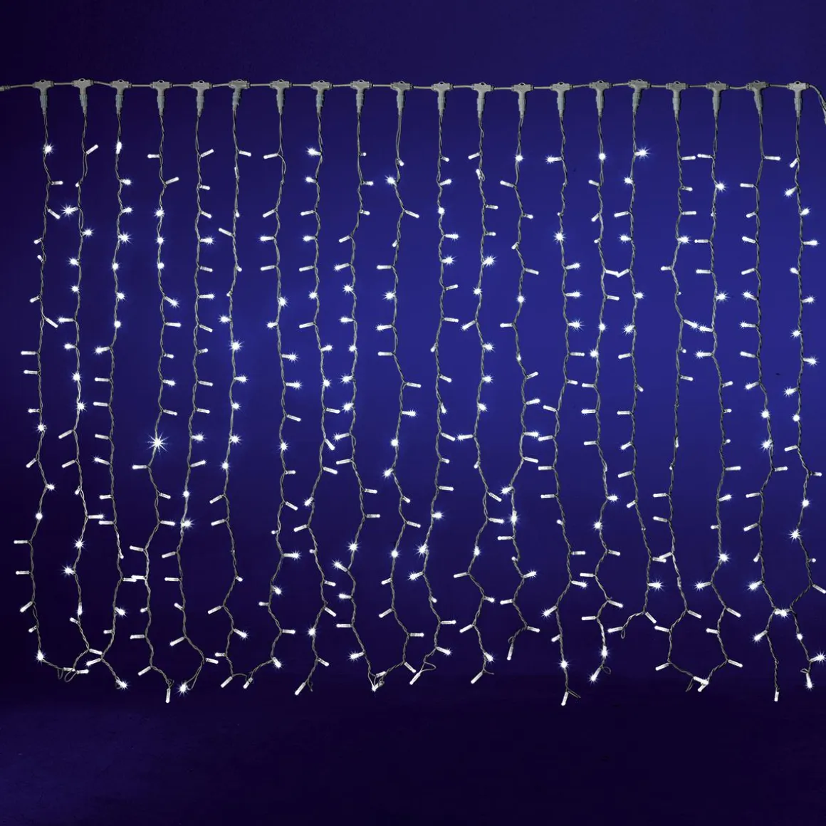 Cortina De Luces LED Para Exteriores, 400 LED, 150 X 200 Cm