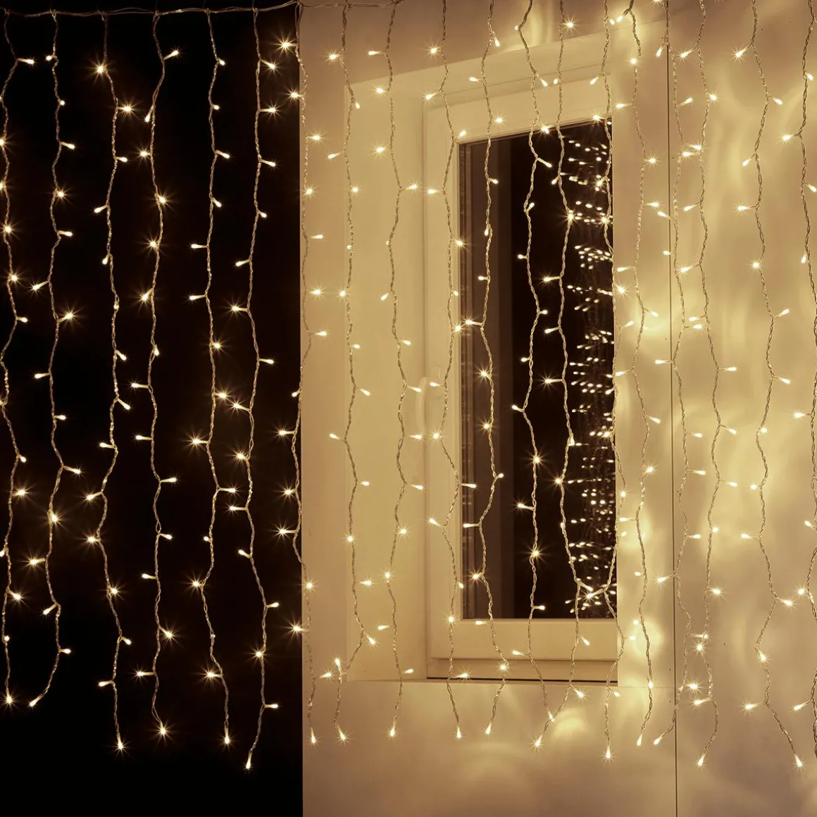 Cortina De Luces LED Para Uso Profesional Sistema IP20, 1000 LED, 500 X 200 Cm, Sin Cable