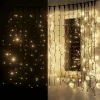 Cortina De Luces LED Parpadeante Para Uso Profesional Sistema IP67, 300 LED, 150 X 200 Cm