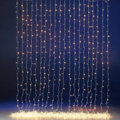 Cortina De Luces LED 24V Para Exteriores, 900 LED, 500 X 200 Cm