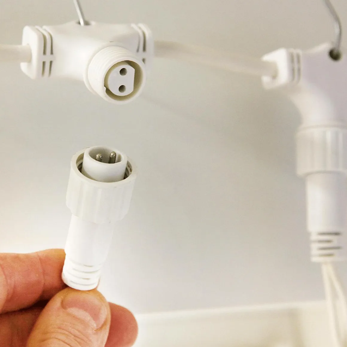 Cortina De Luz LED Profesional IP67, 900 Cm Sin Cable De Alimentación, Blanca