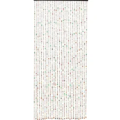 Cortina Deco De Color, De Madera, 90 X 200 Cm