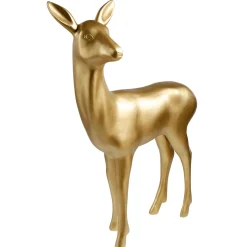 Corzo Decorativo, De Pie Altura 115 Cm, Color Dorado Metalizado