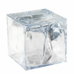 Cubito De Hielo Decorativo, 23 X 23 Cm