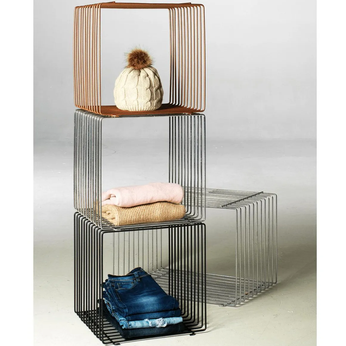 Cubo De Celosía 40 X 40 Cm Plata