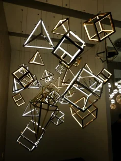 Dado LED Regulable, Plata, 20 X 20 Cm