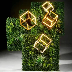 Dado LED Regulable, Plata, 20 X 20 Cm
