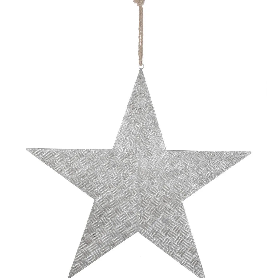 Decoración Estrella Plata 79 Cm