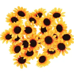Decoración Flores Girasoles, Paquete De 24 Piezas