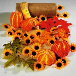 Decoración Flores Girasoles, Paquete De 24 Piezas