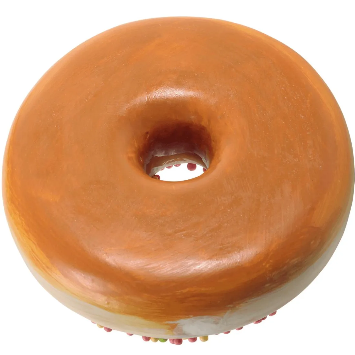 Donut Decorativo Con Perlas De Azúcar 20 Cm Ø Colorido