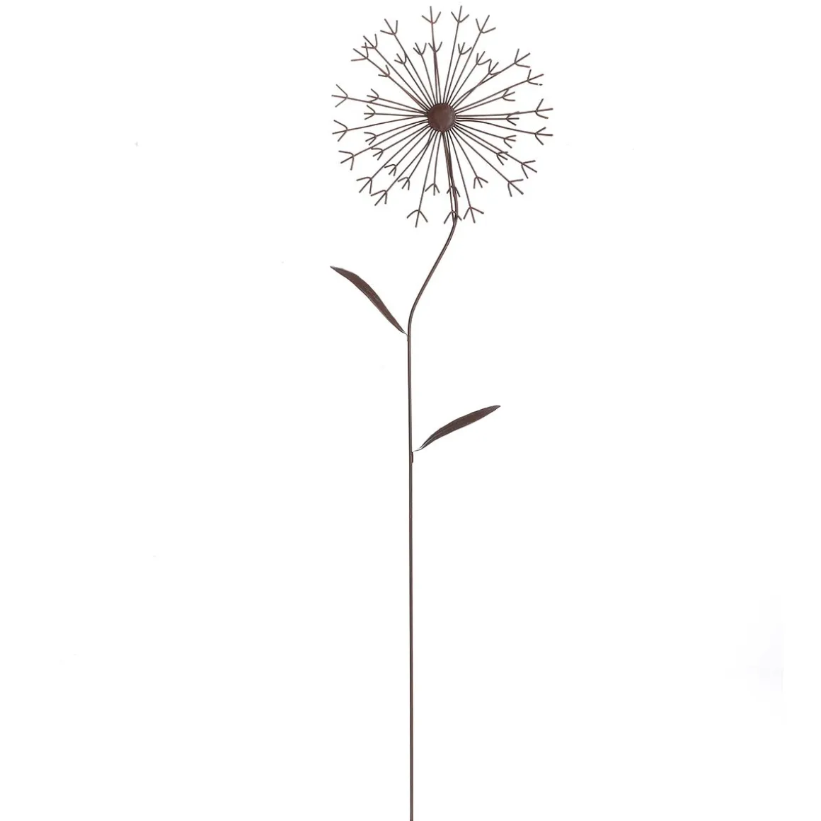 Enchufe Flor Deco De Metal Marrón 78 Cm