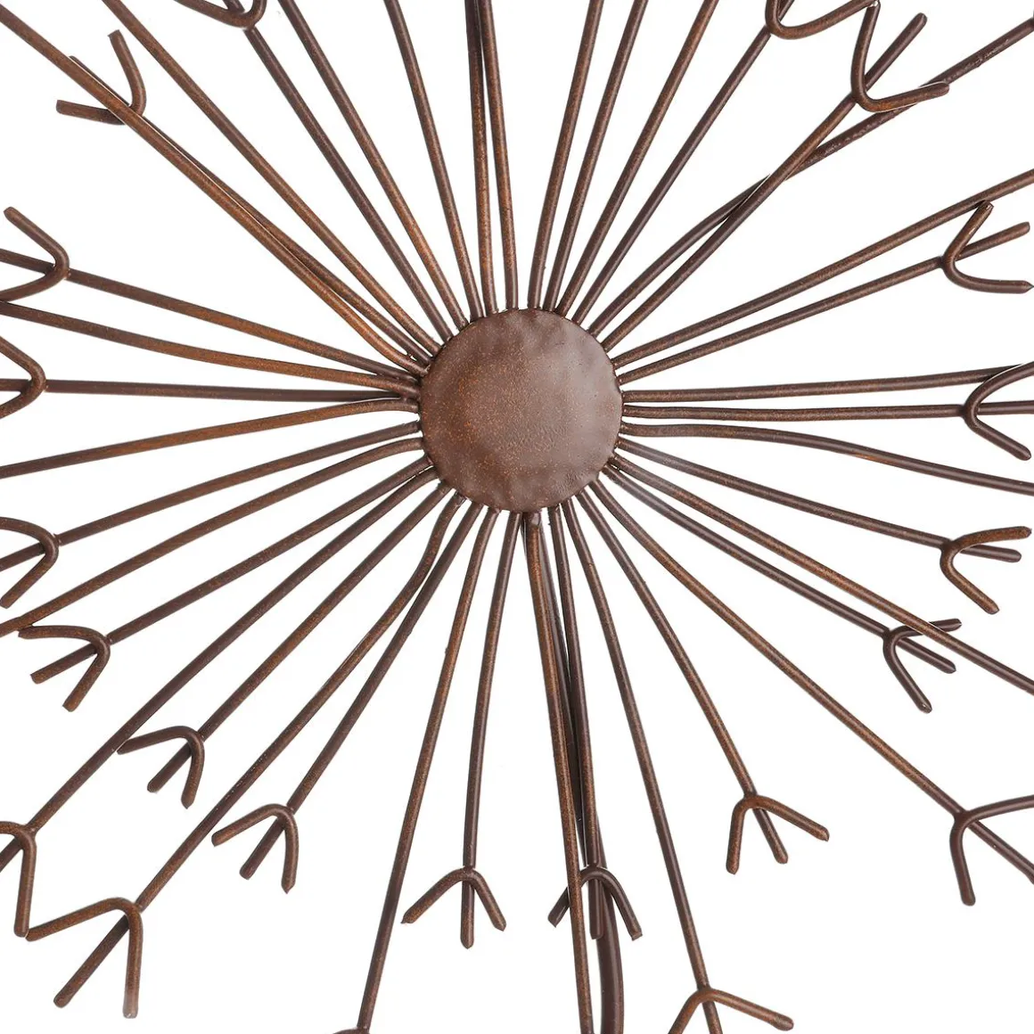 Enchufe Flor Deco De Metal Marrón 78 Cm