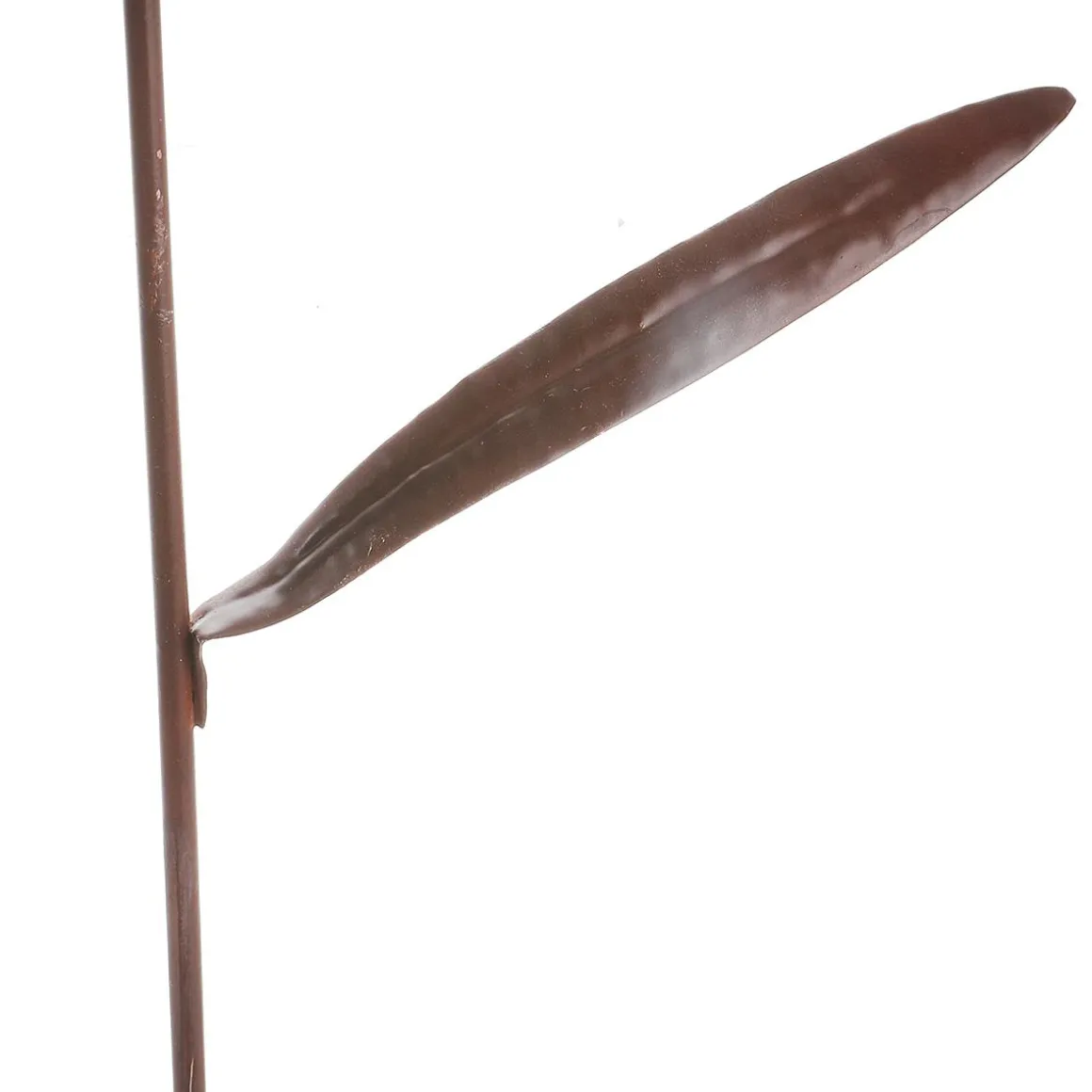 Enchufe Flor Deco De Metal Marrón 78 Cm