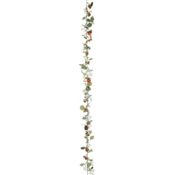 Enredadera Artificial De Fresas Con Fruta 180 Cm