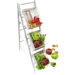 Escalera De Estantería Vintage Blanco, Altura 150 Cm