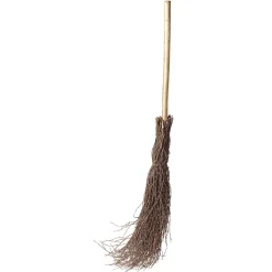 Escoba Decorativa De Broza, 125 Cm