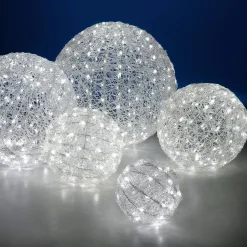 Esfera Luminosa De Luz LED De Fibras Acrílicas, Ø 50 Cm