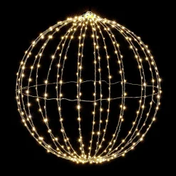 Esfera Luminosa LED Para Exteriores, LED Cálido - Blanco, Ø 50 Cm