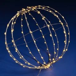 Esfera Luminosa LED Para Exteriores, LED Cálido - Blanco, Ø 30 Cm