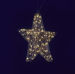Esquema De Estrella LED, Plata Ø 38 Cm