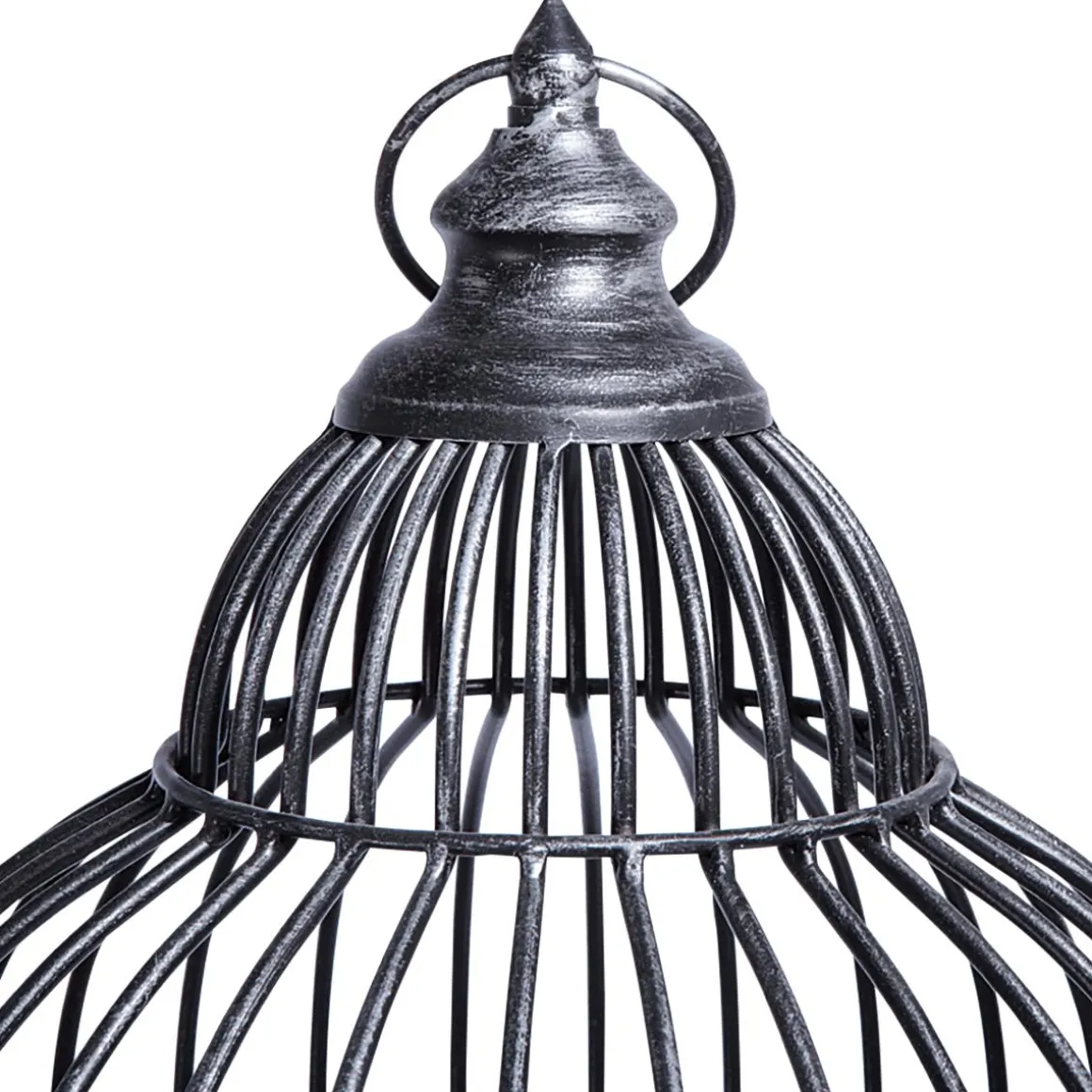 Estantería De Jaula De Pájaro, Altura 140 Cm, Negra