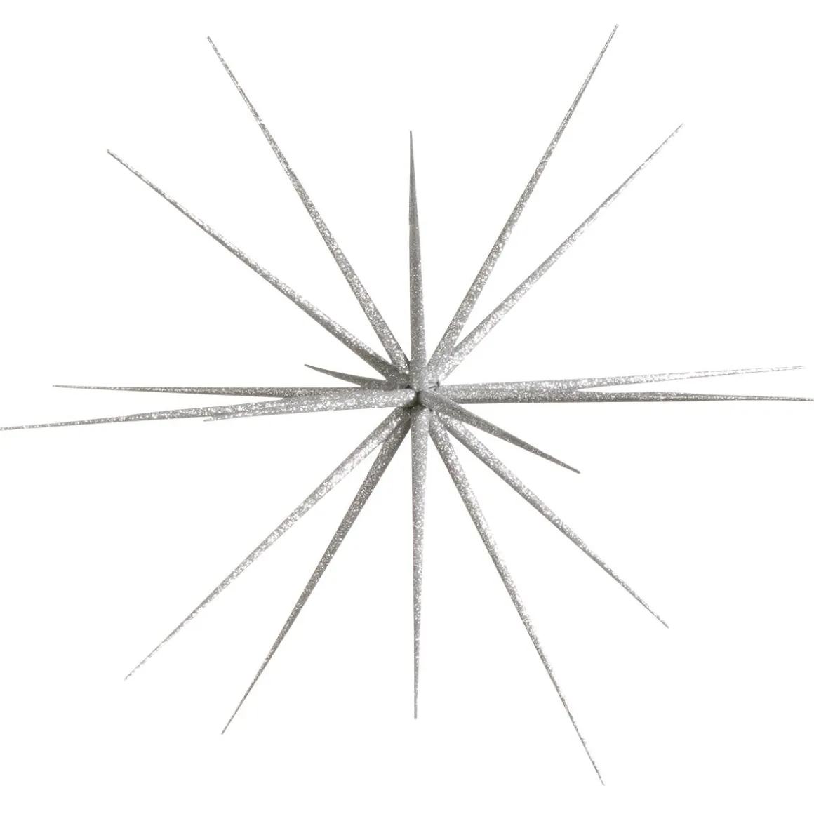 Estrella Sputnik, Color Plateado, Ø 60 Cm