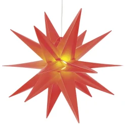Estrellas De Plástico En 3D De Aspecto Rojo